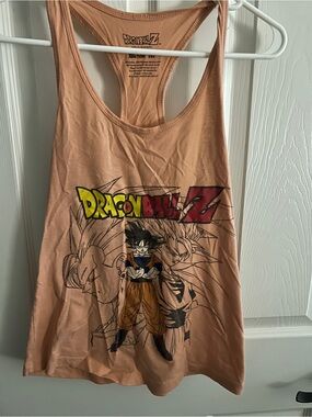 Ripple Junction Peach/Orange Dragon Ball Z Tank Top